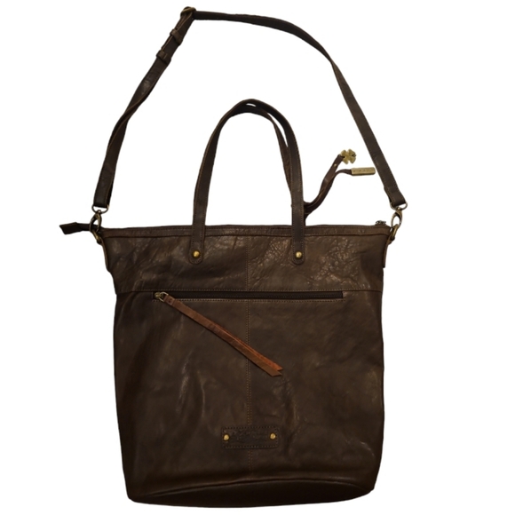 Lucky Brand - Leather Bag Tote or Crossbody - Picture 2 of 7